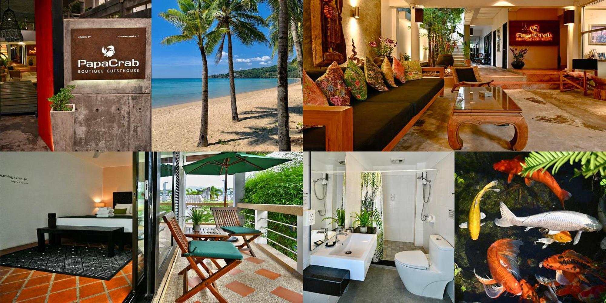Papacrab Boutique Guesthouse Pantai Kamala Bagian luar foto